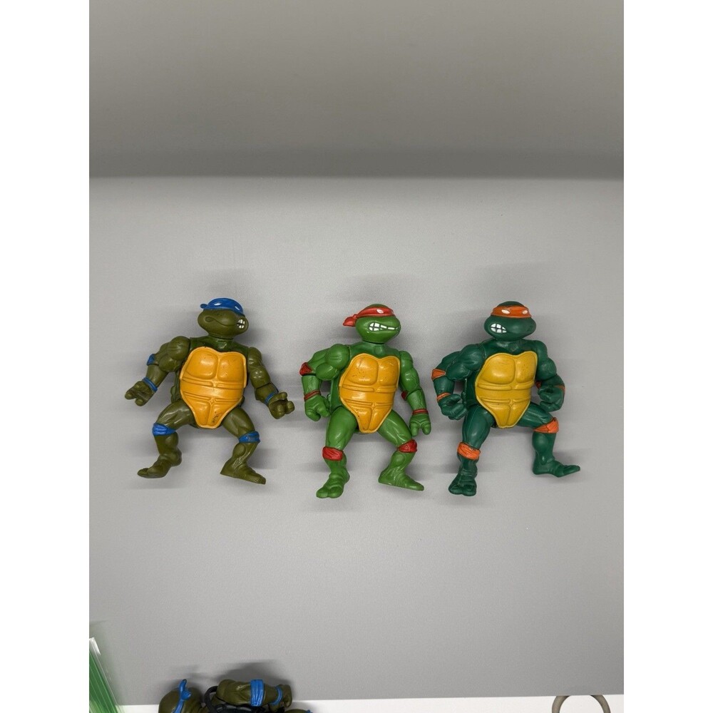 (1988) Mirage Studios TMNT SET OF 3 . 1 Soft Head 2 Hard